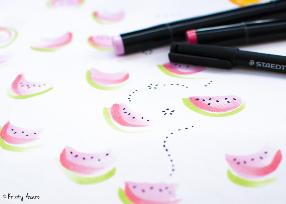 watermelon pattern | Kristy Asaro